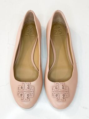 Women’s Tory Burch Melinda Ballet Flat, Light Pink, Size 6.5